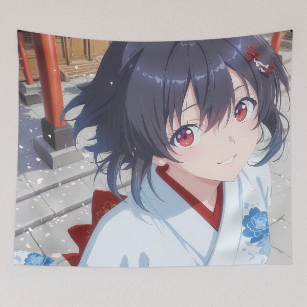 Item preview, Umi Asanagi Second Prettiest Girl Kura Nika Floral Kimono Joy designed and sold by riadjamai.