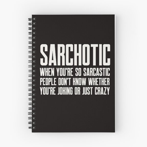 Item preview, SARCHOTIC DEFINITION | EVERYDAY SARCASM SERIES — DISTRESSED TEXT EDITION designed and sold by WitLounge.