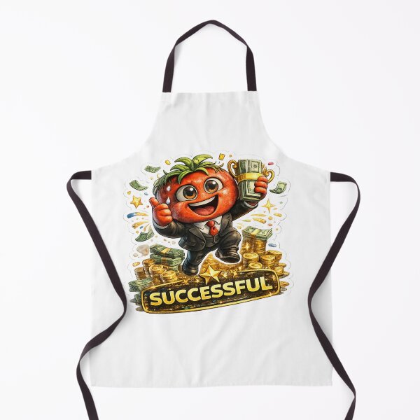 Item preview, Cute Successful Tomato Cartoon Holding Money Sticker Design designed and sold by Bhinfy.