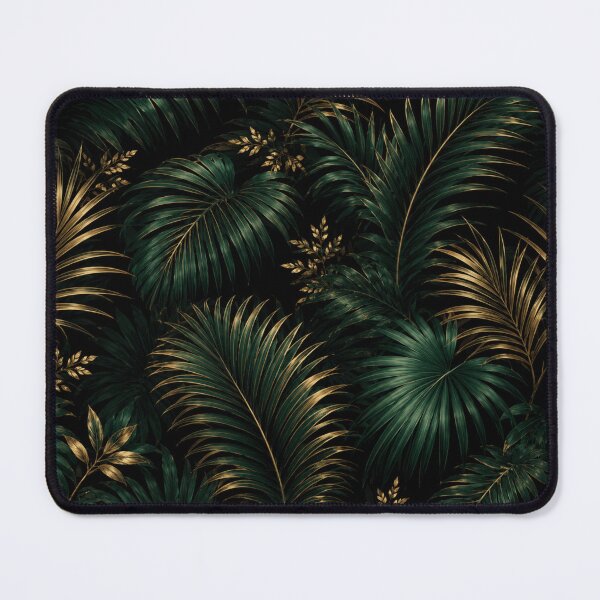 Item preview, Tropical Palm Leaves Pattern in Dark Botanical Style designed and sold by Siti Hoiriyah.