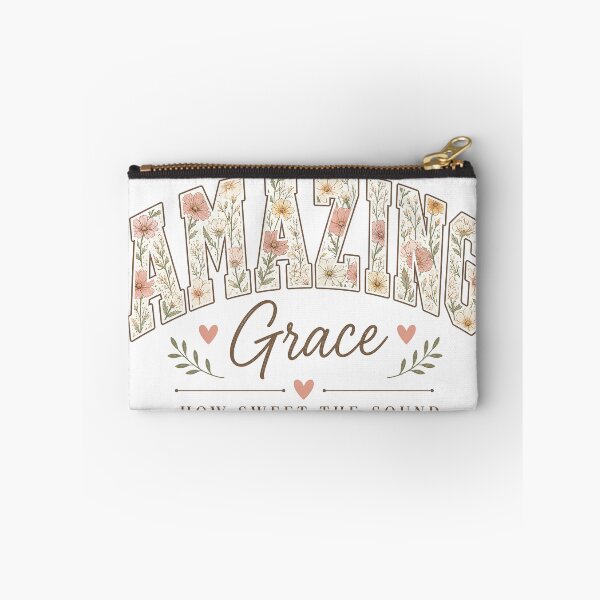 Item preview, Amazing Grace – How Sweet the Sound Floral Christian designed and sold by SweetTeezPrints.