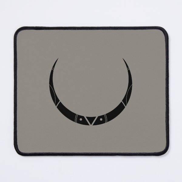 Item preview, Futuristic Tribal Crescent Moon (Gray Background) designed and sold by TJF Arts.