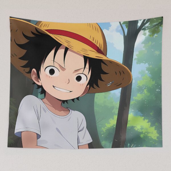 Item preview, Monkey D Luffy One Piece Sunny Forest Smile designed and sold by riadjamai.