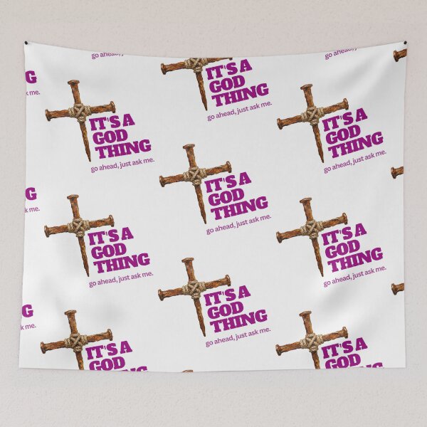 Item preview, It's a GOD thing - grape 2 designed and sold by Cane & Abel Creations ..