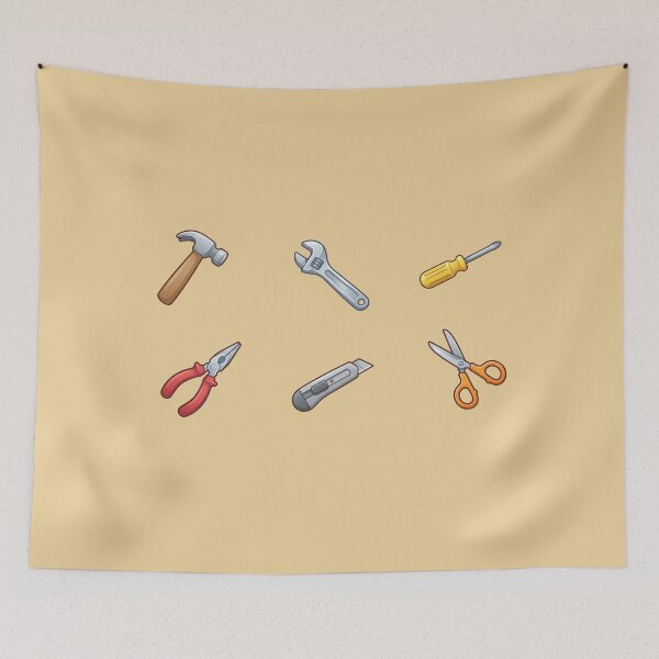 Item preview, Essential Hand Tools Illustration designed and sold by ArunDandiboina.