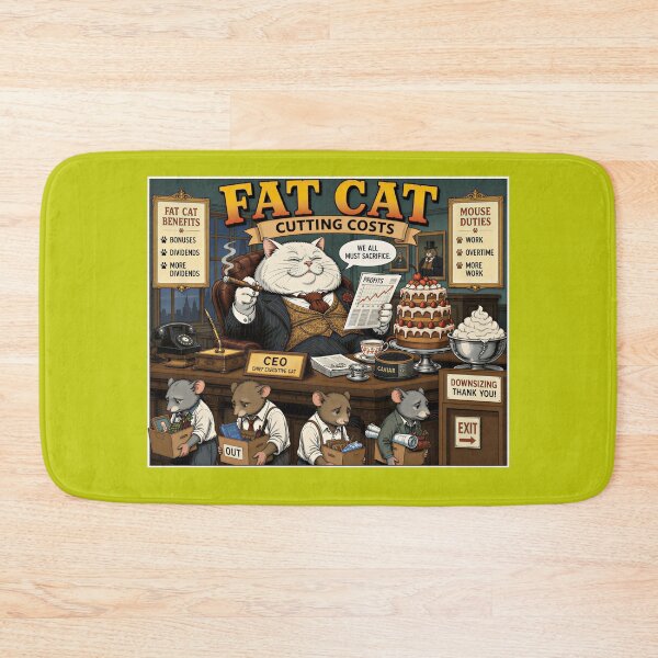 Item preview, Fat Cat – Cutting Costs designed and sold by SammyMorry.