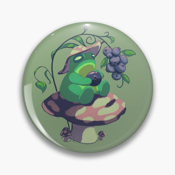 Item preview, Frog and Blueberry designed and sold by ellieoxenfree.