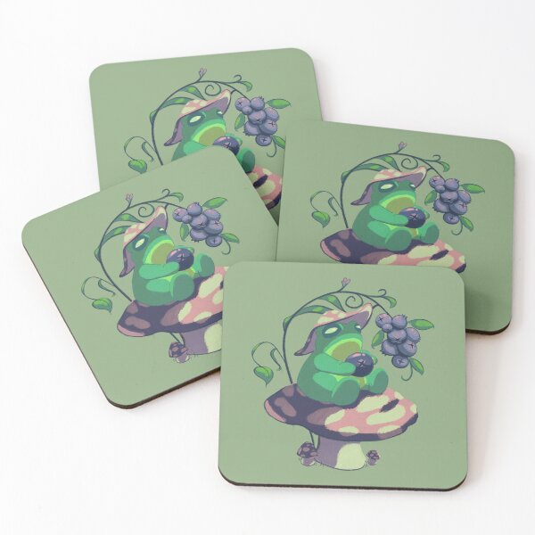 Item preview, Frog and Blueberry designed and sold by ellieoxenfree.