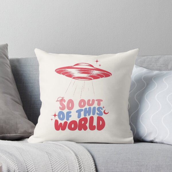 Item preview, "So Out Of This World" UFO Spaceship Design, Astronomy Aesthetic, Positive Affirmation Quotes designed and sold by SpringTeaDesigns.