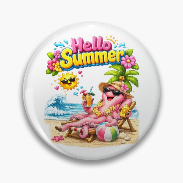 Item preview, Hello summer octopus sunglasses designed and sold by QuiteOrbit.