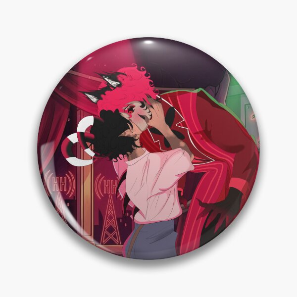 Item preview, Alastor and Blitzo kiss designed and sold by ソフィア.