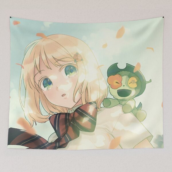 Item preview, Shiemi Moriyama Blue Exorcist Sunlit Flower Breeze Moment designed and sold by bystudiolereve.