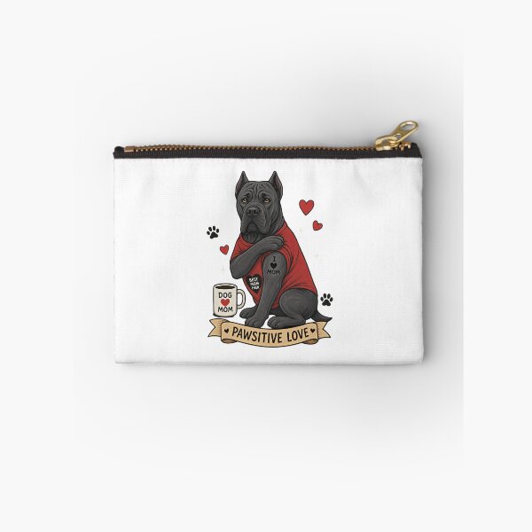 Item preview, Cane Corso Dog with Tattoo Illustration I Heart Mom designed and sold by Blok45.
