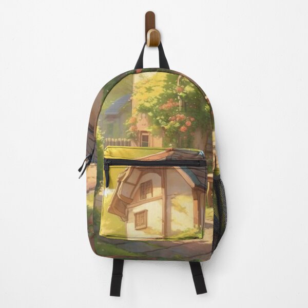 Item preview, Cozy Cottage with Cat – Peaceful Anime Style Nature Scen designed and sold by Alibaba1493.