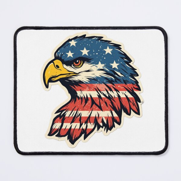 Item preview, Retro 4th of July Vintage Patriotic American Eagle Americana designed and sold by thepixelcloset.