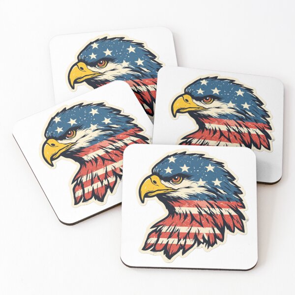 Item preview, Retro 4th of July Vintage Patriotic American Eagle Americana designed and sold by thepixelcloset.