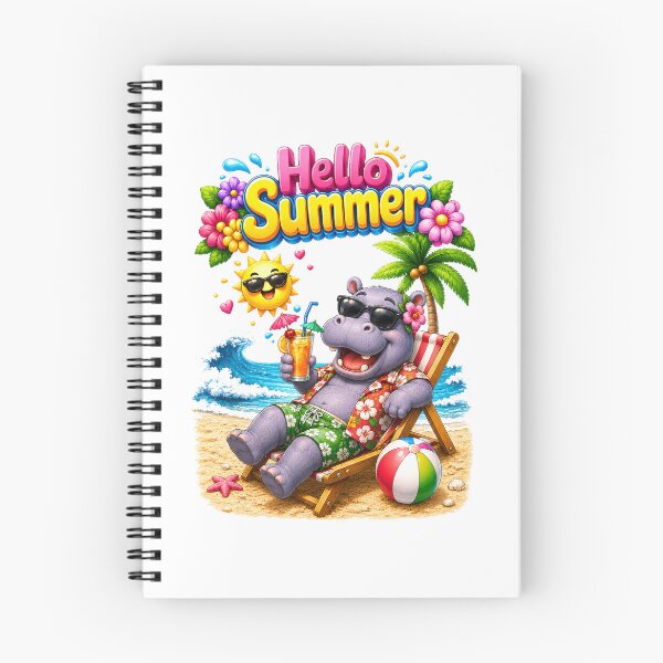 Item preview, funny Hippo holiday designed and sold by QuiteOrbit.