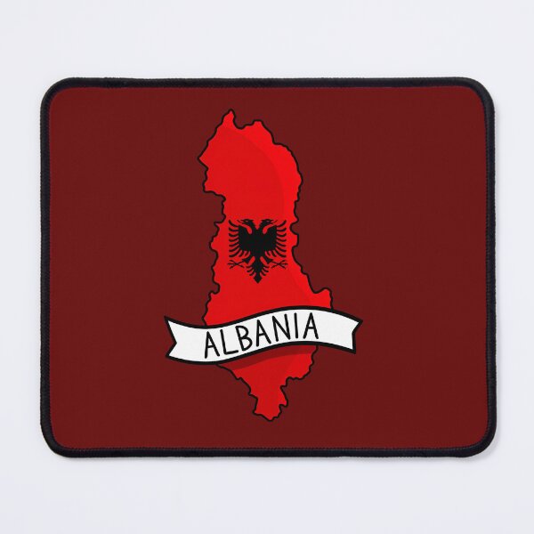 Item preview, Albania Flag Map | Albanian Flag Country Map | Patriotic Albania Gift | Travel Souvenir Design designed and sold by ronakris009.
