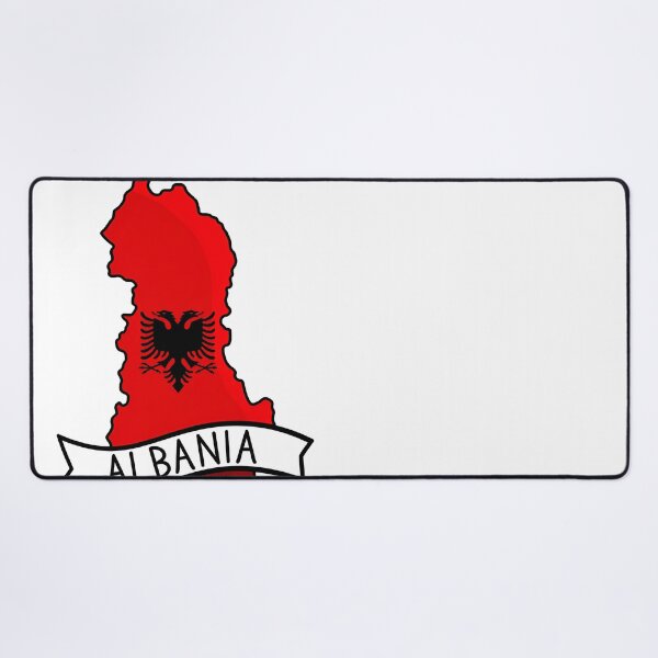 Item preview, Albania Flag Map | Albanian Flag Country Map | Patriotic Albania Gift | Travel Souvenir Design designed and sold by ronakris009.