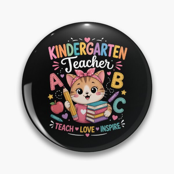Item preview, Cute Kindergarten Teacher Cat Shirt | Kawaii Teacher Life Classroom Gift designed and sold by Imaginarium Design.