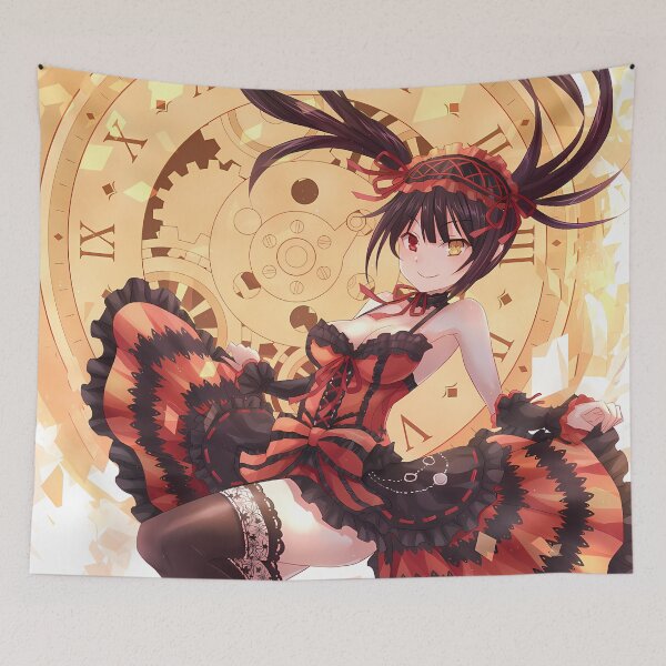 Item preview, Kurumi Tokisaki Date A Live Floating Golden Clock Style designed and sold by bystudiolereve.