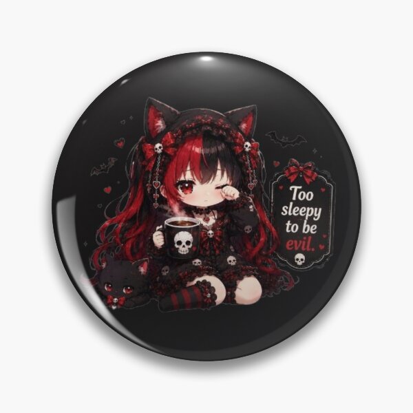 Item preview, Copy of Copy of Copy of Copy of  Cute Gothic Anime Girl Everything Sucks  designed and sold by Revyra.