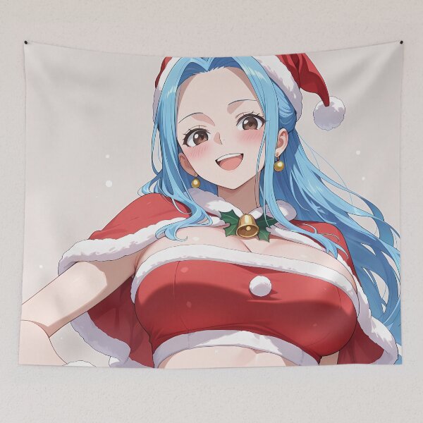 Item preview, Vivi One Piece Christmas Cheer With Snowy Blue Hair designed and sold by bystudiolereve.