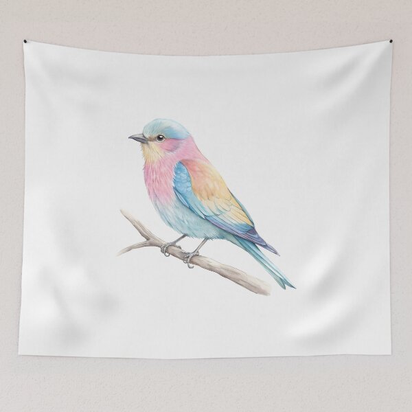 Item preview, Rainbow Feathered Beauty designed and sold by trendspatterns.