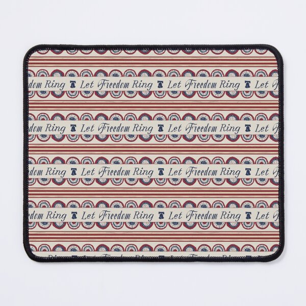 Item preview, Let Freedom Ring Patriotic Stripe Pattern | Vintage Americana Home Decor designed and sold by Shop On Rosebud.
