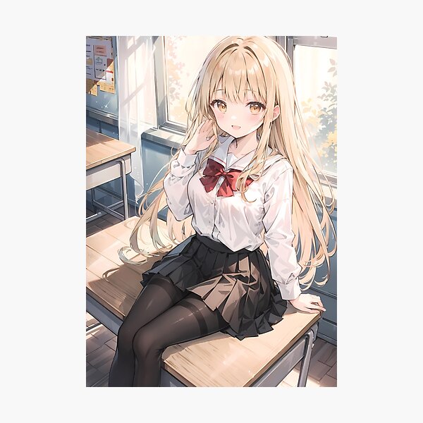 Item preview, Mahiru Shiina Angel Next Door Classroom Ribbon Smile designed and sold by bystudiolereve.