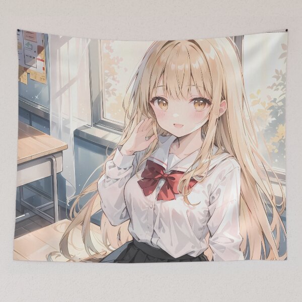 Item preview, Mahiru Shiina Angel Next Door Classroom Ribbon Smile designed and sold by bystudiolereve.