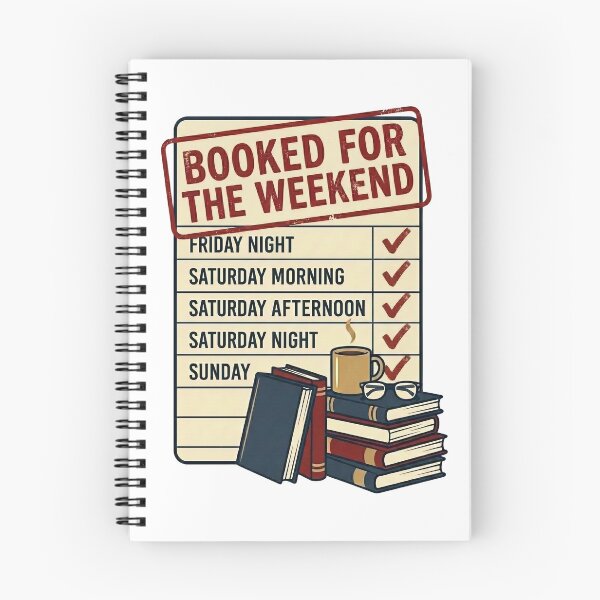 Item preview, Booked For The Weekend designed and sold by Northbound Press.