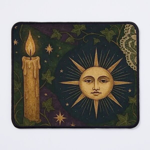 Item preview, Vintage sun and moon whimsigoth designed and sold by BrontesWhimsyStore.