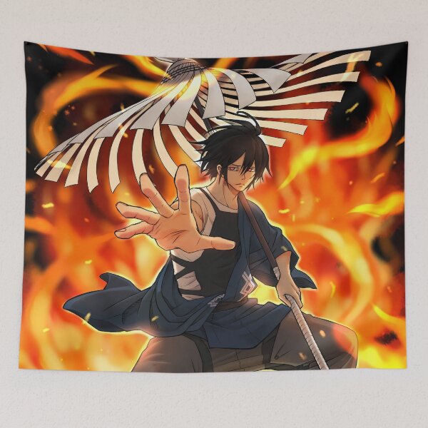 Item preview, Benimaru Shinmon Fire Force Matoi Flame Stance designed and sold by MicaheHaffner.
