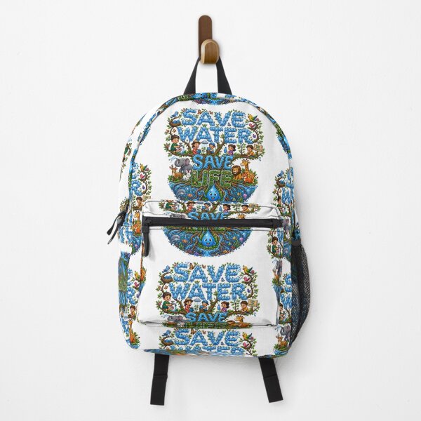 Item preview, Save Water Save Life Cute Eco Friendly Design designed and sold by Nuvoro Eco Awareness.
