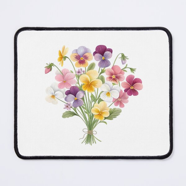 Item preview, Pastel Pansy Bouquet designed and sold by trendspatterns.