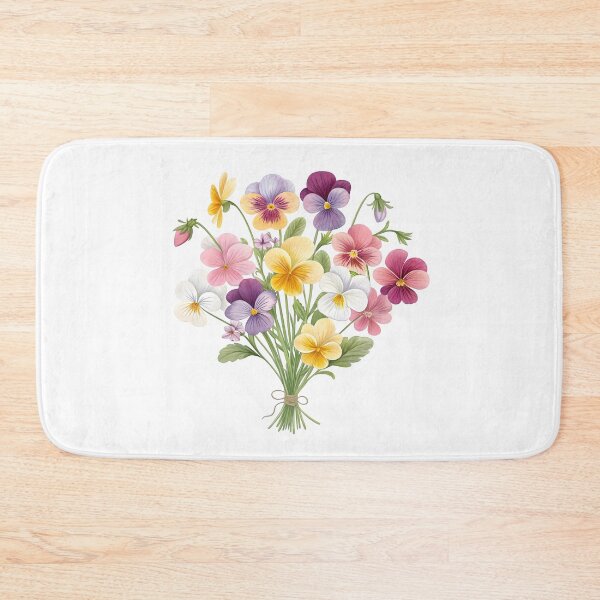 Item preview, Pastel Pansy Bouquet designed and sold by trendspatterns.