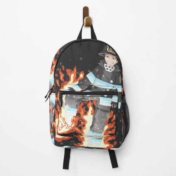 Item preview, Shinra Kusakabe Fire Force Firefighter Flames With Mischief designed and sold by MicaheHaffner.