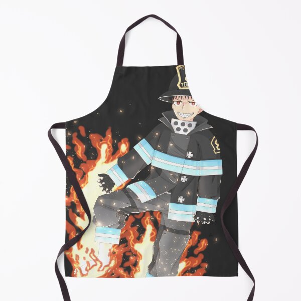 Item preview, Shinra Kusakabe Fire Force Firefighter Flames With Mischief designed and sold by MicaheHaffner.