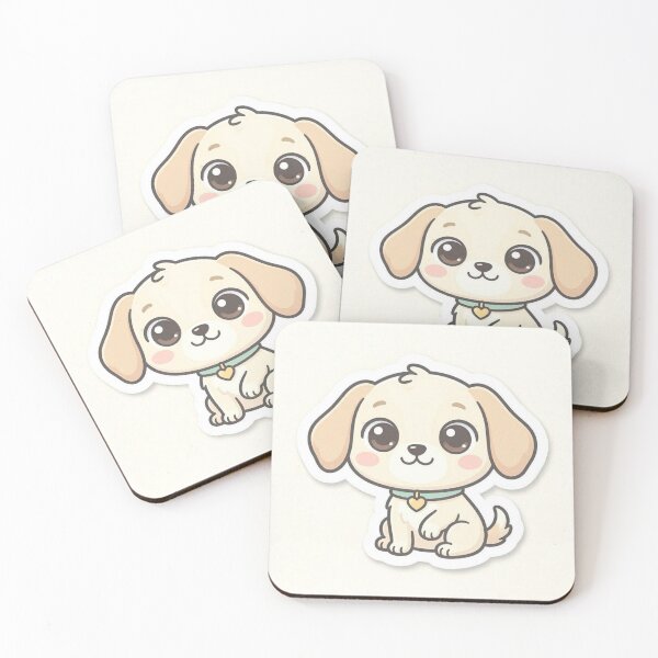 Item preview, Cute Puppy Sticker Kawaii Dog Cartoon Pet Design designed and sold by Alibaba1493.