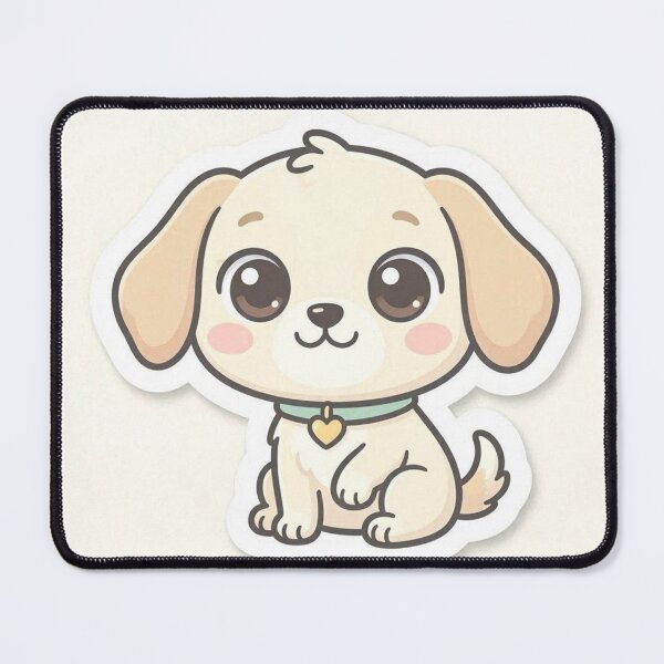 Item preview, Cute Puppy Sticker Kawaii Dog Cartoon Pet Design designed and sold by Alibaba1493.