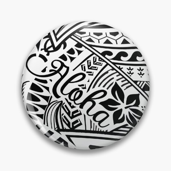 Item preview, Seamless Pacific Culture Line Art - Black and White Abstract Pattern designed and sold by sunnthreads.