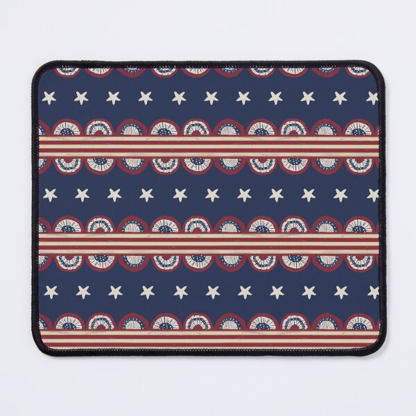 Item preview, Vintage Americana Bunting Stripe Pattern | Patriotic Stars Home Decor designed and sold by Shop On Rosebud.