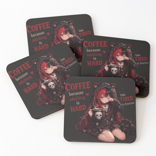 Item preview, Copy of Copy of Copy of Copy of Copy of Copy of Copy of  Cute Gothic Anime Girl Everything Sucks  designed and sold by Revyra.