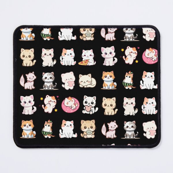 Item preview, Cute Kawaii Cat Pack - Chibi Kitten Bundle designed and sold by creativerooney.