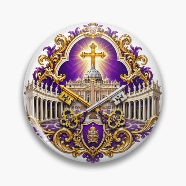 Item preview, Vatican Crossed Keys Basilica designed and sold by syotos-ai.