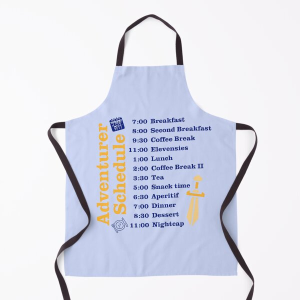 Item preview, Adventurer Schedule – Funny Fantasy Meal Planner designed and sold by ThisIsDebbie.