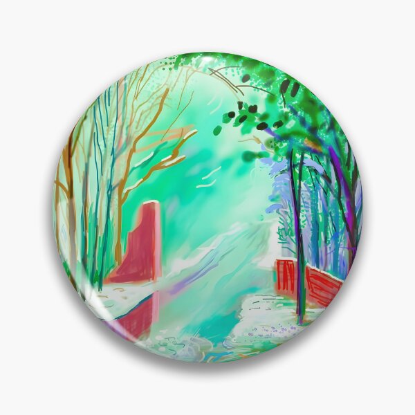 Item preview, Spring Landscape After David Hockney designed and sold by Vicky Brago-Mitchell®.