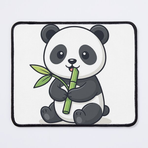 Item preview, Cute Panda Eating Bamboo Cartoon | Kawaii Panda Illustration designed and sold by Alibaba1493.