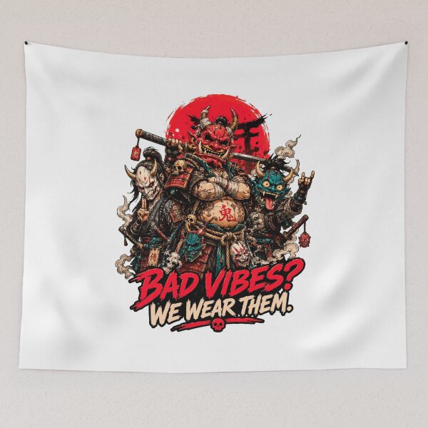 Item preview, Oni Punk Street Crew Beneath a Red Moon designed and sold by MarlicShop.